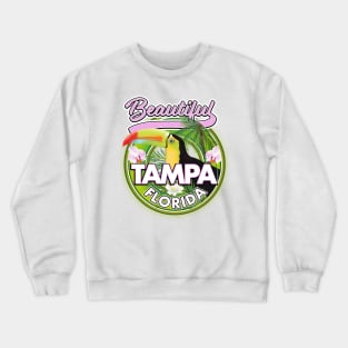 beautiful Tampa florida travel logo Crewneck Sweatshirt